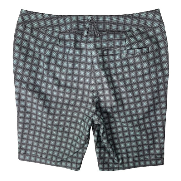 🛍️3/$40 Golf Shorts Black Aqua Cutter & Buck Golf Shorts Size 6 - Picture 3 of 6